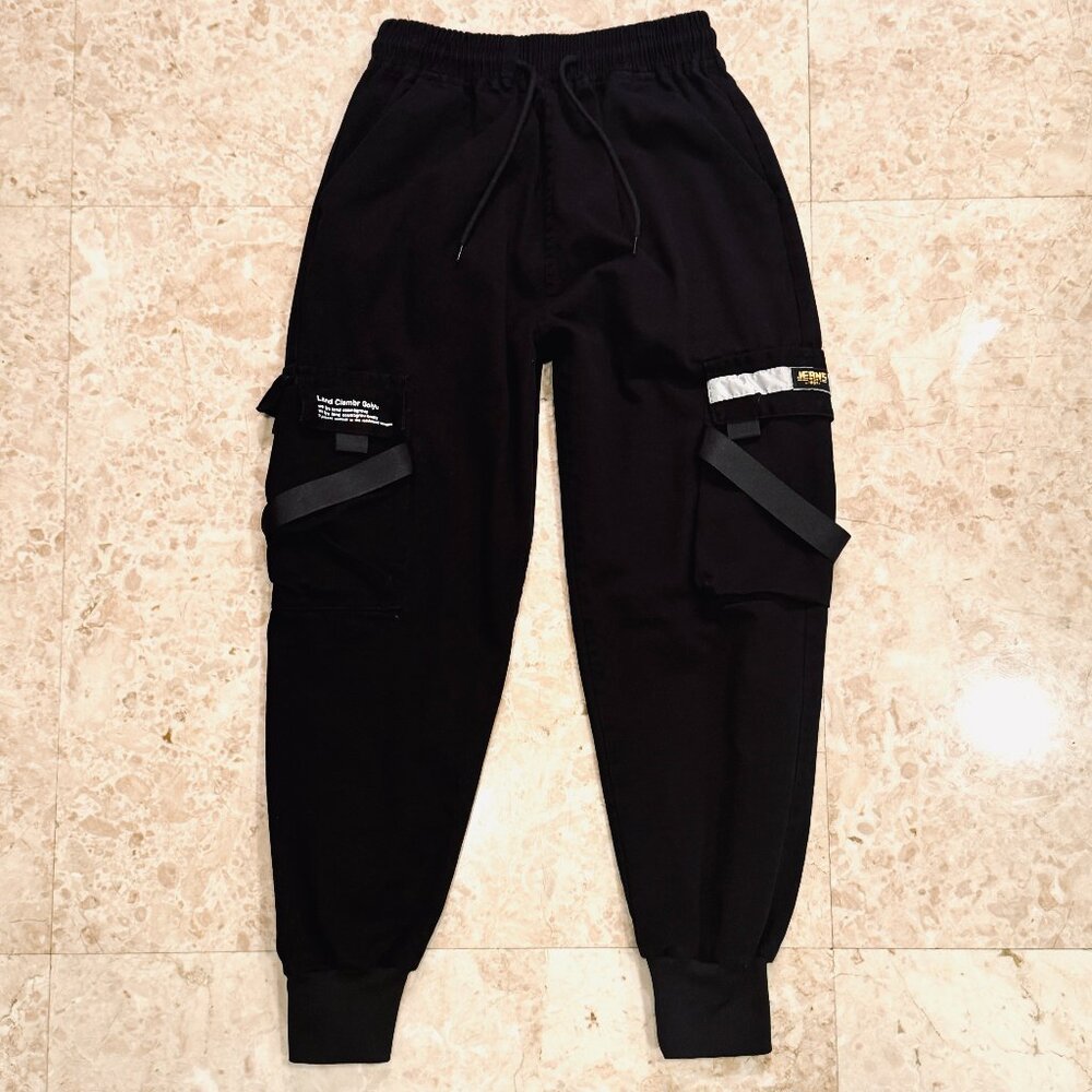 High Waist Utility Cargo Joggers